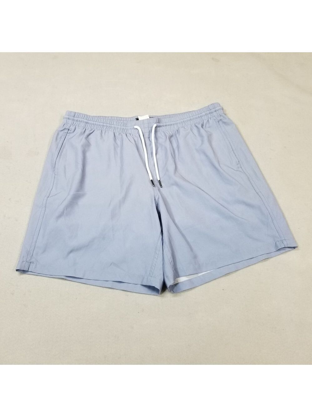 SurfCuz Swim Trunks Mens Size XL Blue Lined Compression Elastic Waist Shorts